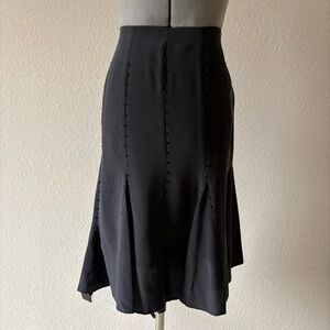 NWT Gap silk fishtail skirt with rhinestones